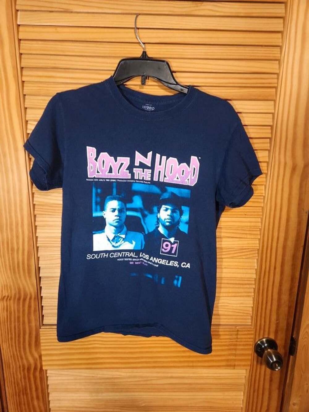 Boyz N The Hood Graphic T-Shirt Men's Size Small Black Movie Tee Hybrid Apparel